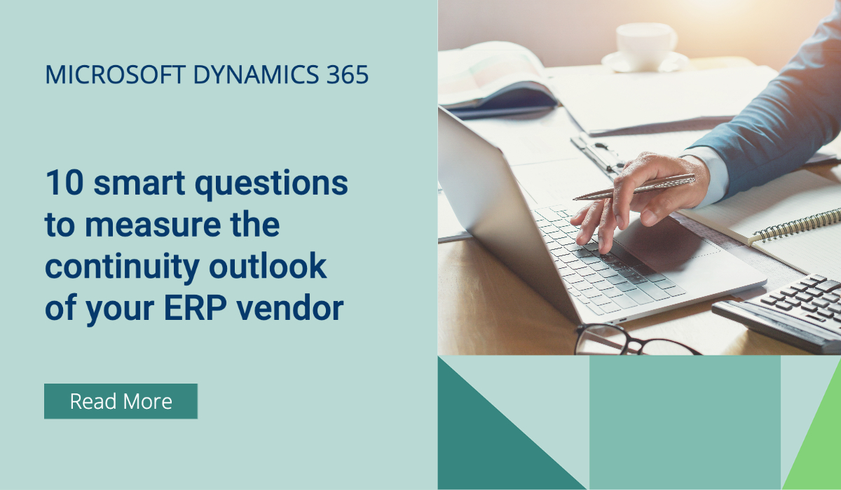 10 smart questions to measure the continuity outlook of your ERP vendor