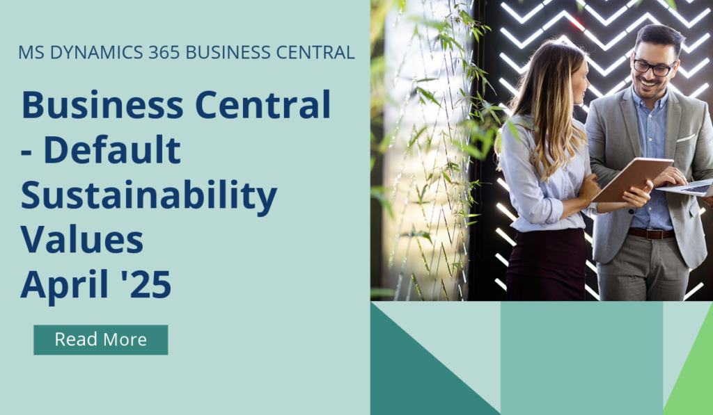 Default sustainability values